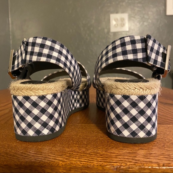 rag & bone Megan Gingham Espadrille Sandals - Picture 4 of 7